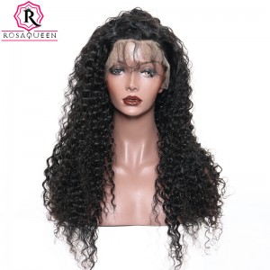13X6 Deep Part Wig Deep Wave Lace Front  Wig Brazilian Virgin Human Hair Preplucked Natural Hairline With Baby Hair For Women Full Lace Cap Full Ends 150% Density