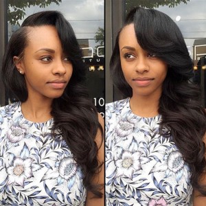 Natural Color Body Wave Brazilian Virgin Hair 100% Human Hair Full Lace Wigs