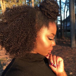 360 Lace Frontal Afro Kinky Curly Brazilian Virgin Hair Lace Frontals with Two Bundles