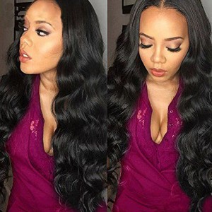 Lace Front Human Hair Wigs 100% Brazilian Virgin Human Hair Wig Body Wave Pre-Plucked Natural Hair Line