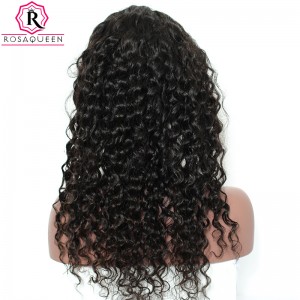 360 Lace Frontal Wigs 180% Density Full Lace Human Hair Wigs Deep Wave Lace Front Human Hair Wigs