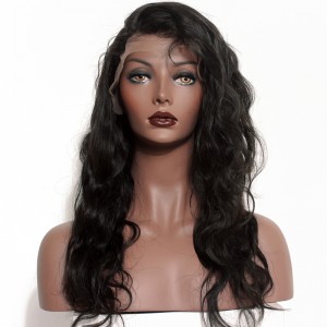 Lace Front Human Hair Wigs 100% Brazilian Virgin Human Hair Wig Body Wave Pre-Plucked Natural Hair Line