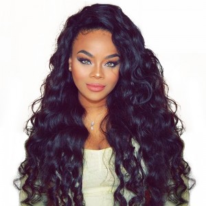 360 Lace Frontal Wigs 150% Density Full Lace Human Hair Wigs Loose Wave Human Hair Wigs