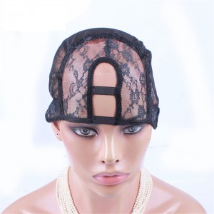 U Part Wig Caps For Making Wigs Stretch Lace Weaving Cap Adjustable Straps Back 5Pcs/Lot