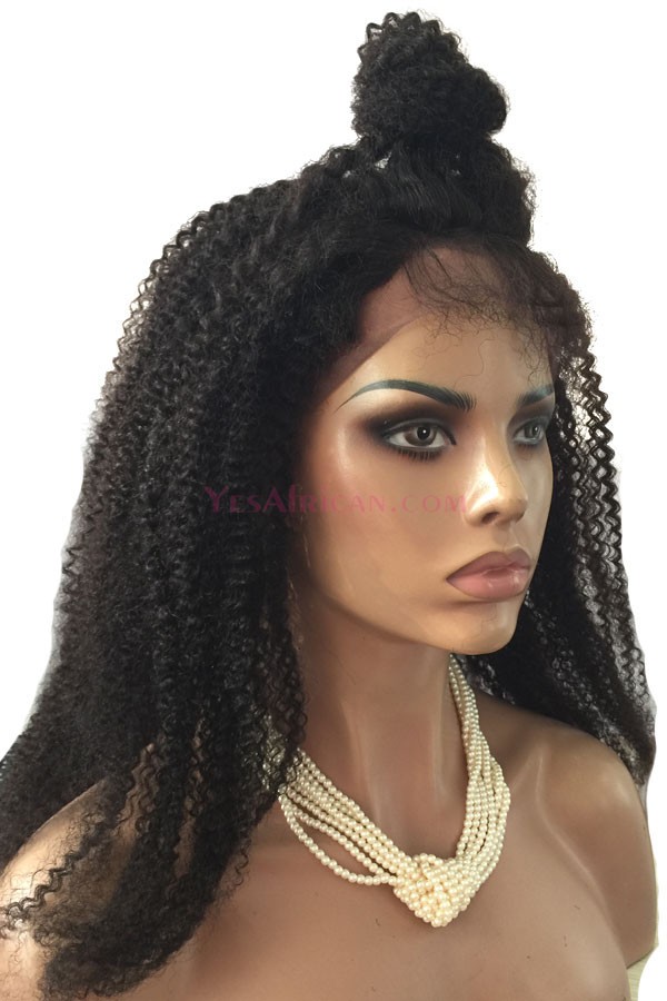 Natural Color Brazilian Virgin Human Hair Afro Kinky Curly ...