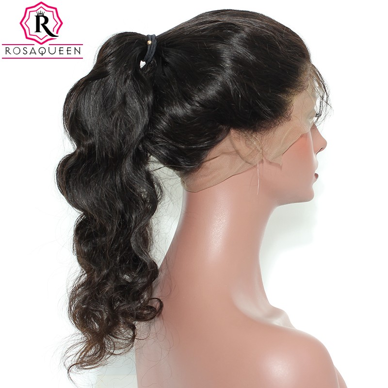 Brazilian Wigs 150 Density Body Wave Lace Front Ponytail Wigs Pre