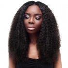 Glueless Lace Front Human Hair Wig 250% Density Brazilian Afro Kinky Curly Hair Wig with Baby Hair