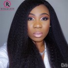 Brazilian Virgin Hair Kinky Straight Full Lace Human Hair Wigs For Black Women