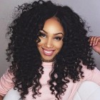 250% Density Pre-Plucked Full Lace Wigs Malaysian Virgin Hair Kinky Curly Lace Front Wigs Natural Hair Line