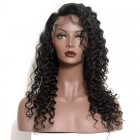 Pre-Plucked Natural Hair Line Deep Wave Lace Front Human Hair Wigs with Baby Hair 150% Density Wigs