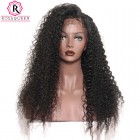 360 Lace Wigs 180% Density Full Lace Wigs 7A Brazilian Deep Curly Human Hair Wigs