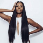 250% Density Wigs Pre-Plucked Human Hair Wigs Straight Glueless Full Lace Human Hair Wigs with Baby Hair