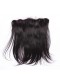 Natural Color Silky Straight Brazilian Virgin Hair Lace Frontal Closure 13x4inches