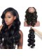 360 Lace Frontal Closure With 3 Bundles Brazilian Virgin Hair Body Wave 360 Lace Band