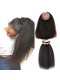 360 Frontal Closure With 2 Bundles Brazilian Virgin Hair Kinky Straight 360 Lace Frontal Closure Coarse Yaki