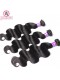 Brazilian Virgin Human Hair 3 Bundles Hair With 1 Lace Closure Natural Color Body Wave