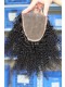 Mongolian Virgin Hair Afro Kinky Curly Free Part Lace Closure with 3pcs Weaves