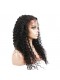 Natural Color Indian Remy Human Hair Wigs Deep Wave Silk Top Lace Wigs