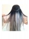 Ombre Hair Weave Color 1b/#Grey Brazilian Silky Straight Virgin Human Hair