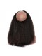 360 Frontal Closure With 2 Bundles Brazilian Virgin Hair Kinky Straight 360 Lace Frontal Closure Coarse Yaki