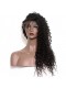 Natural Color High Quality 100% Brazilian Virgin Human Hair Wig Deep Wave Lace Front Wigs