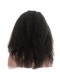 Natural Color Brazilian Virgin Human Hair Afro Kinky Curly Wig Lace Front Wigs