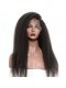 250% Density Brazilian Kinky Straight Lace Wig Full Lace Human Hair Wigs Coarse Yaki Lace Front Human Hair Wigs