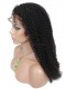 Natural Color Indian Remy Human Hair Wigs Afro Kinky Curly Silk Top Lace Wigs