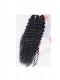 Kinky Curly Indian Remy Human Hair Clip In Hair Extensions Natural Color