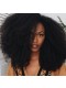 Natural Color Mongolian Afro Kinky Curly Virgin Human Hair Weave 3 Bundles