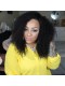 kinky curly lace front human har lace wig