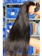 Peruvian Virgin Human Hair Yaki Straight Hair Weave Natural Color 3 Bundles