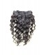 Natural Color Loose Wave Mongolian Virgin Hair Clip In Human Hair Extensions