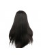 Natural Color Light Yaki Brazilian Virgin Hair Lace Front Human Hair Wigs