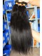 European Virgin Human Hair Yaki Straight Hair Weave Natural Color 3 Bundles