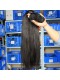 European Virgin Human Hair Yaki Straight Hair Weave Natural Color 3 Bundles