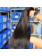 Malaysian Virgin Human Hair Extensions Weave Yaki Straight 4 Bundles Natural Color 