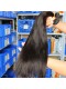 Indian Virgin Human Hair Yaki Straight Hair Weave Natural Color 3 Bundles