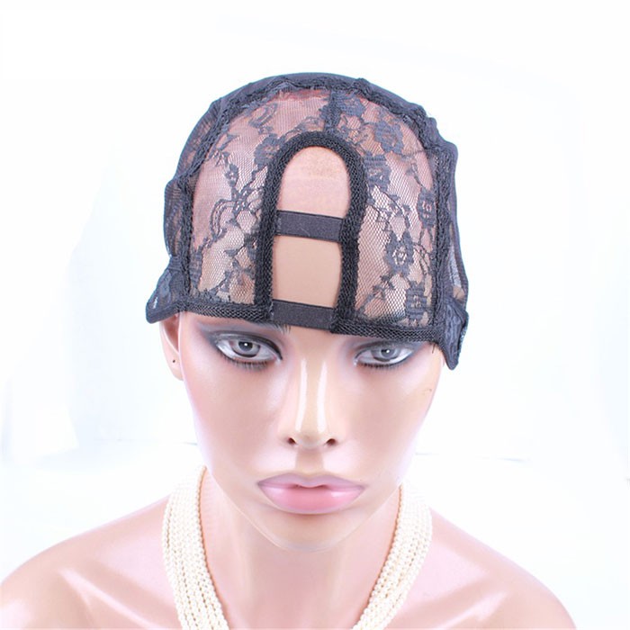 U Part Wig Caps For Making Wigs Stretch Lace Weaving Cap
