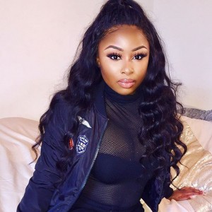 360 Lace Wigs 180% Density Full Lace Wigs 7A Brazilian Body Wave Wavy Human Hair Wigs 360 Ponytail Wig
