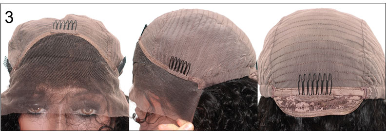 RosaQueenHair.com full lace wig cap,Full Lace with Stretch from ear to ear,cap3