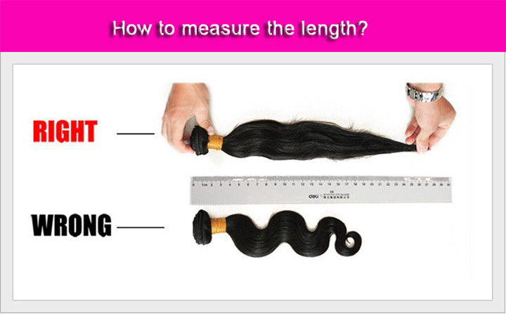 how to measure the hair length